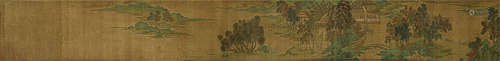 文征明（1470-1559） 山水 绢本设色 手卷