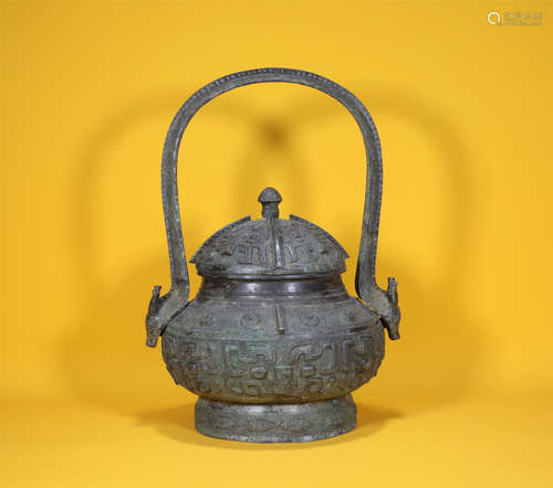 Bronze Hu Shang Style