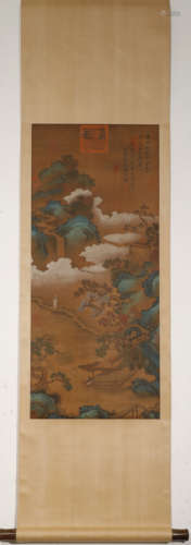 Chinese Painting Signed Yan Wengui Song Style