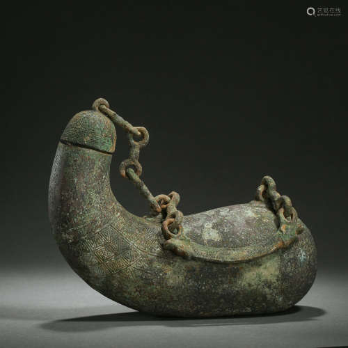ANCIENT CHINESE BRONZE KETTLE