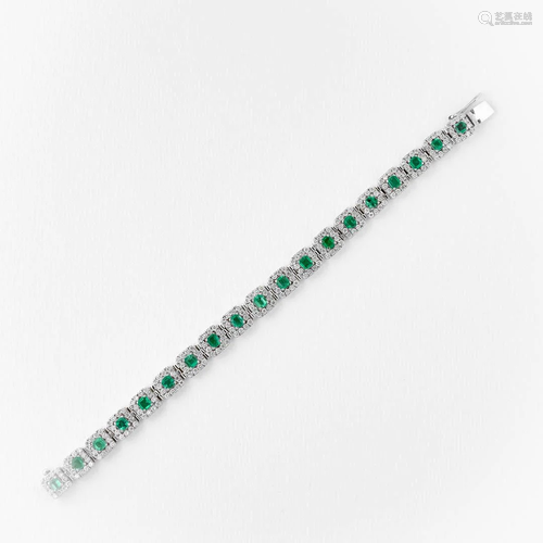 EMERALD RIBBON BRACELET