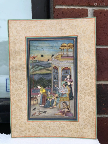 Indian Miniature Rajasthani school painting