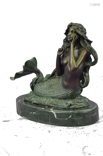 Milo Mermaid Bronze Sculpture