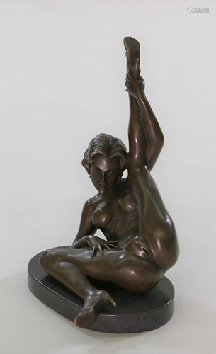 Preiss Erotic Woman Sculpture Bronze