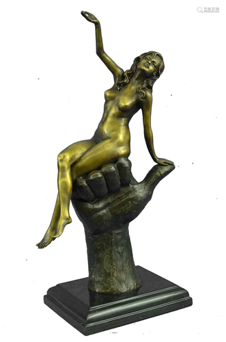 Juno Naked Female Hot Cast Bronze