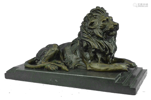 Barye Lion King of the Jungle Sculpture