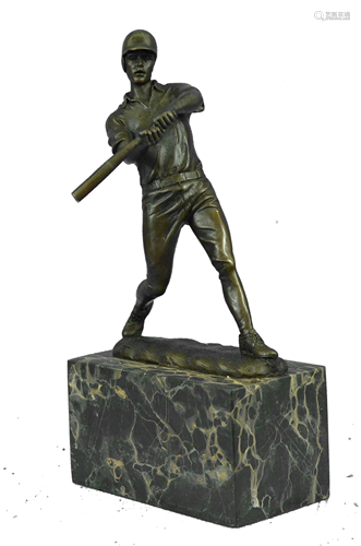 Milo Baseball Bronze Sculpture