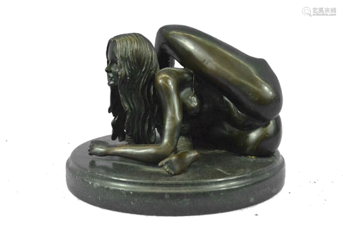 J.Patoue Contortionist Dancer Bronze