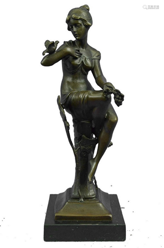 Nick's 1930'S Elegant Woman Bronze