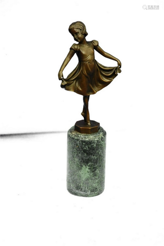 Preiss Ballerina Girl Bronze