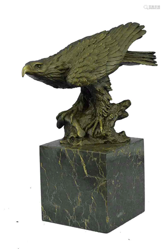 Milo Falcon Bronze Statue