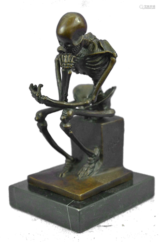 Abstract Modern Skeleton Bronze