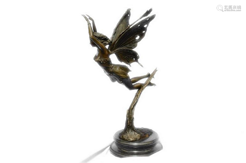 Cesaro Angel Fairy Bronze Statue