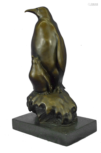 Milo Emperor Penguin Bronze