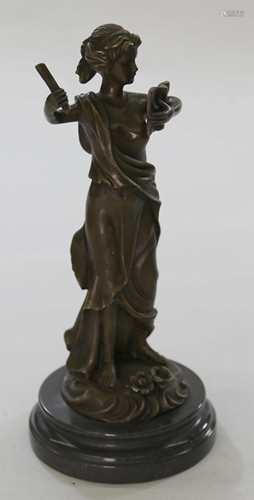 J.Patoue Greek Goddess Bronze