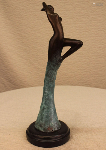 Milo Abstract Female Bronze Statue