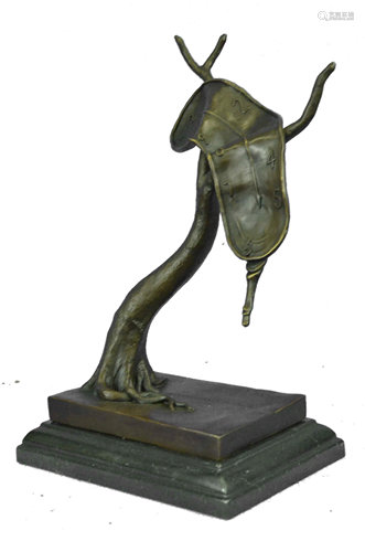 Dali Melting Clock Bronze Statue