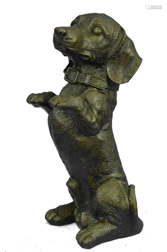 Milo Pup Bronze Statue