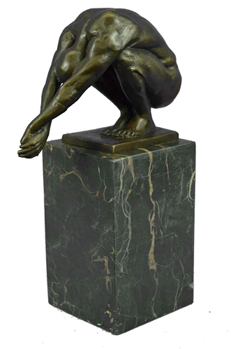 Milo Erotic Athletic Bronze Sculpture