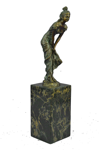 Milo Elegant Women Bookend Bronze