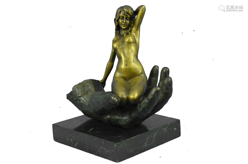 Juno Nude Girl Abstract Bronze