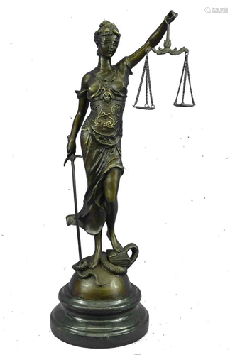 Milo Lady Justice Bronze