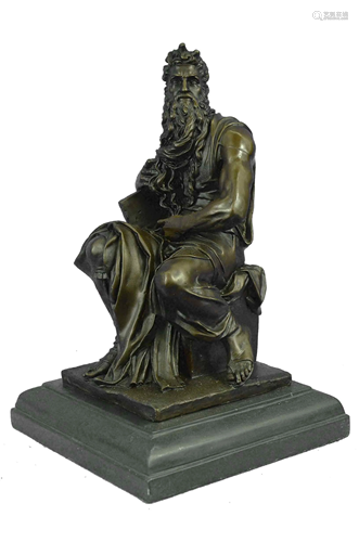 Michelangelo Biblical Bronze Sculpture