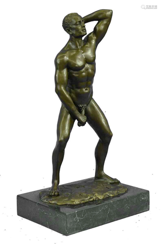 Mavchi Nude Man Bronze Sculpture