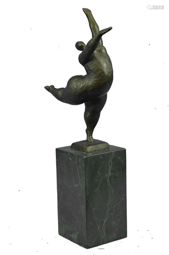 Milo Abstract Curvy Female Bronze Sculpture