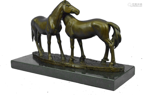 Horses in Love Bronze Sculpture