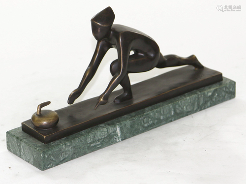 Nick Curling Trophy Bronze Statue