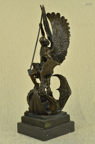 Saint George Dragon Bronze Sculpture