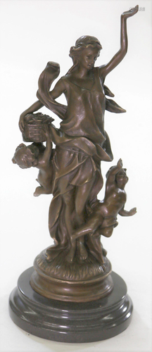 Milo Mother with Children Bronze