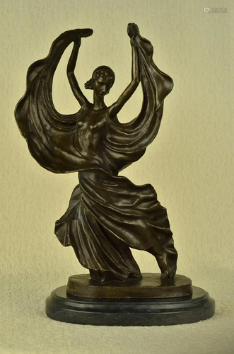 J.Erte Flamenco Dancer Bronze