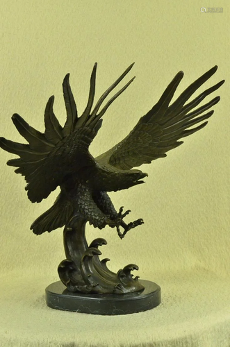 45 American Eagle Bronze Figurine