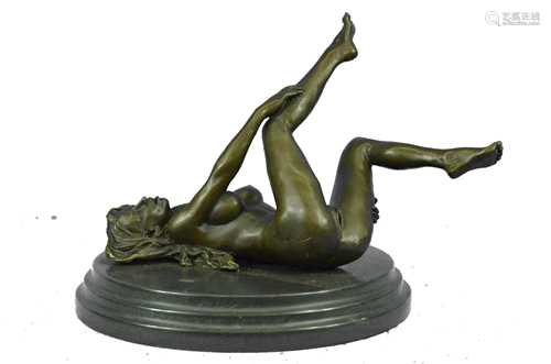 Mavchi Nude Woman Bronze Sculpture