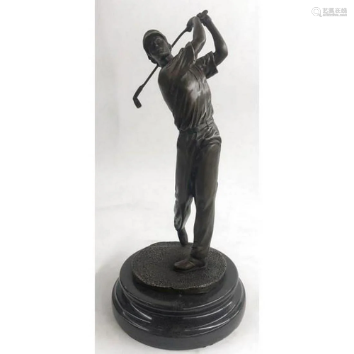 Golfer Bronze Sculpture