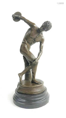 Myron Discus Thrower Bronze Sculpture