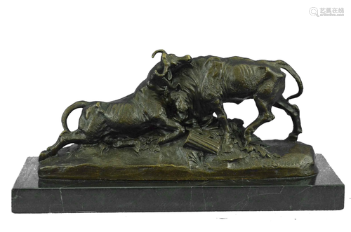 Clesinger Bull Bronze Statue