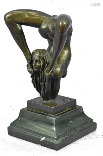 Patoue Acrobat Bronze Girl