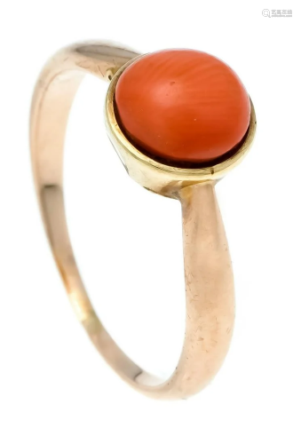 Coral ring GG 585/000 unstampe