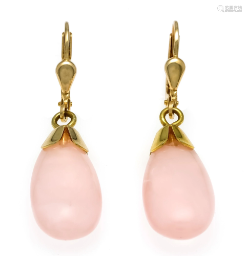 Rose quartz earrings GG 585/00