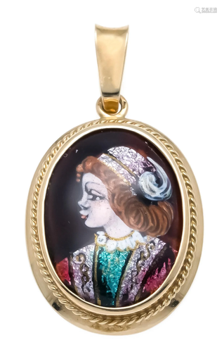 Portrait pendant GG 585/000 un