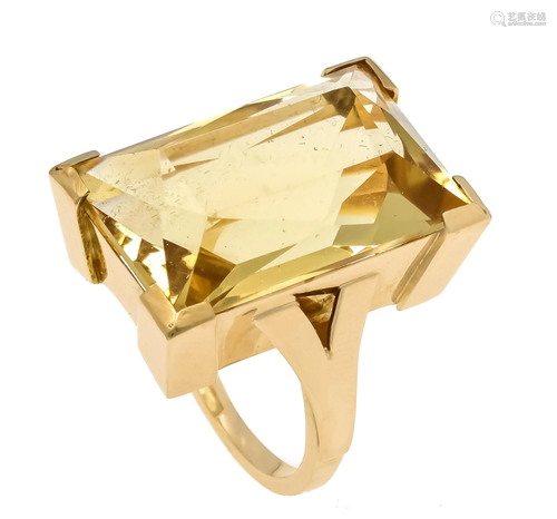 Citrine ring GG 585/000 with o