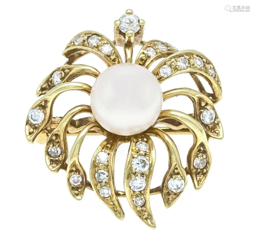 Akoya diamond brooch GG 585/00