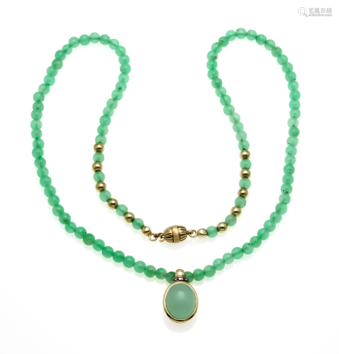 Jade necklace with clasp and 1