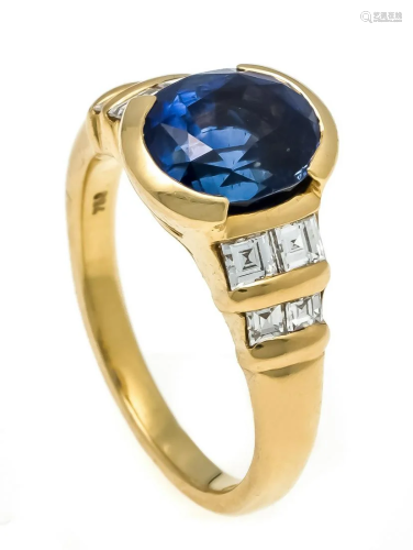 Sapphire diamond ring GG 750/0