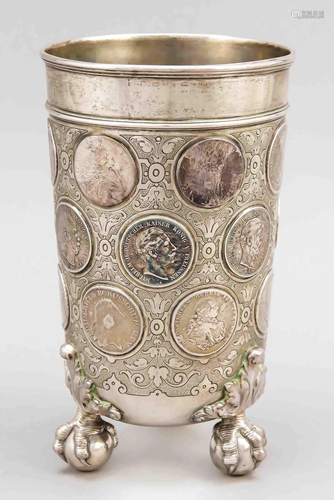 Large coin cup, German, c. 190