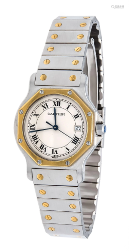 Cartier men's quartz watch med
