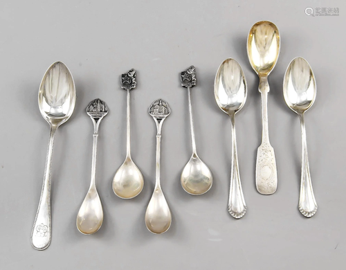 24 spoons, 20th century, diffe